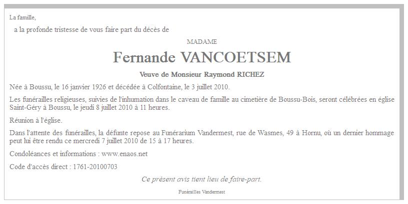 Image Annonce nécrologique