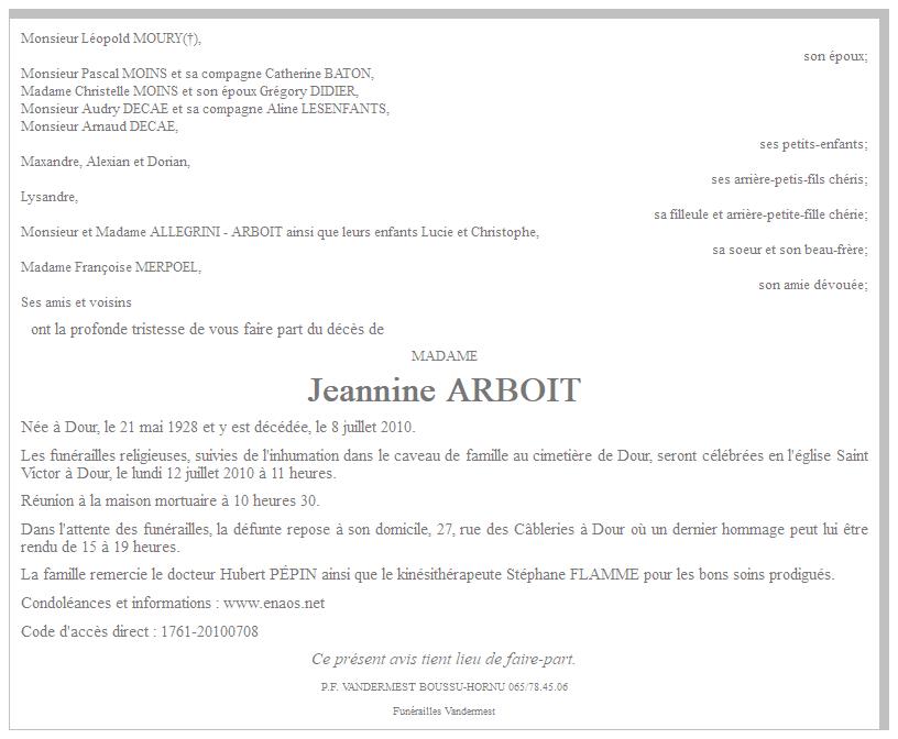 Image Annonce nécrologique