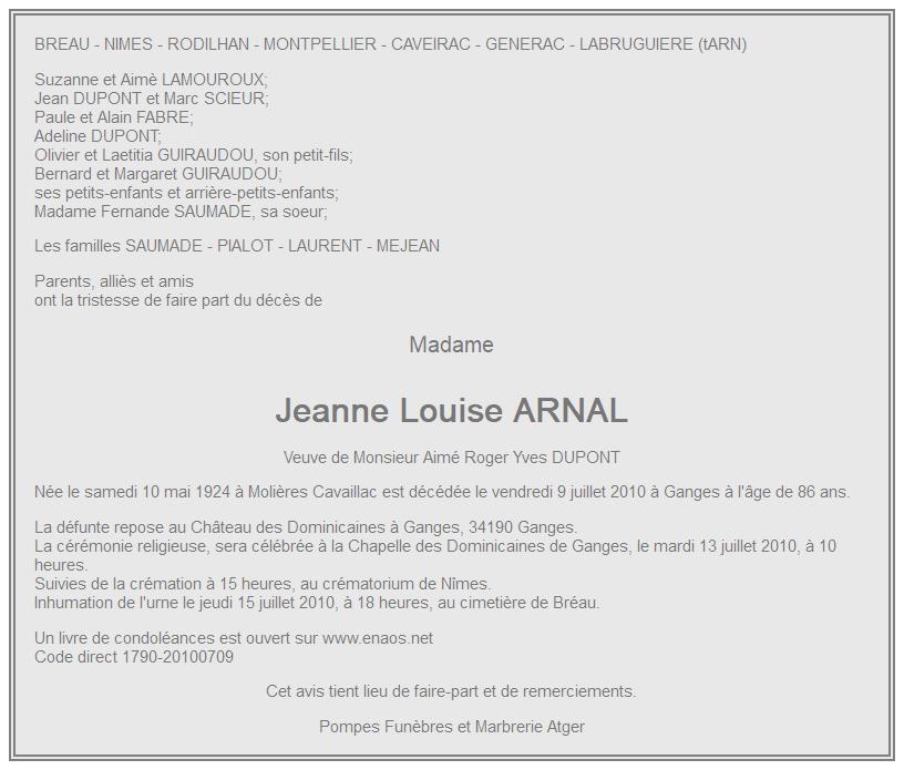 Image Annonce nécrologique