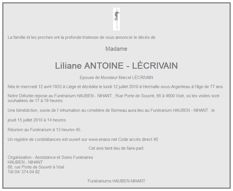 Image Annonce nécrologique