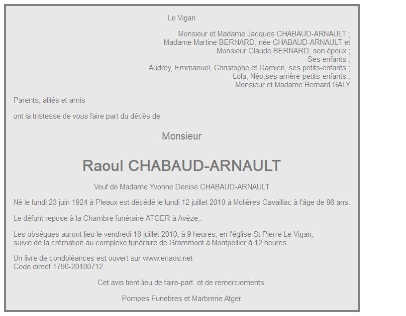 Image Annonce nécrologique