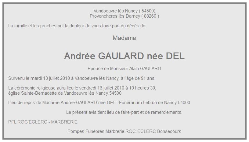 Image Annonce nécrologique