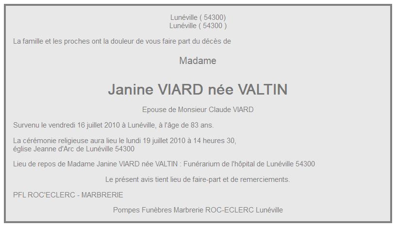 Image Annonce nécrologique