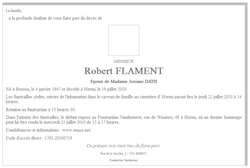 Image Annonce nécrologique