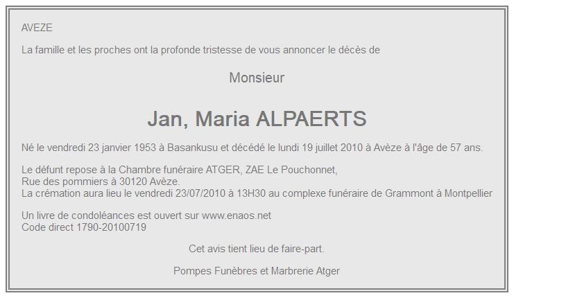 Image Annonce nécrologique