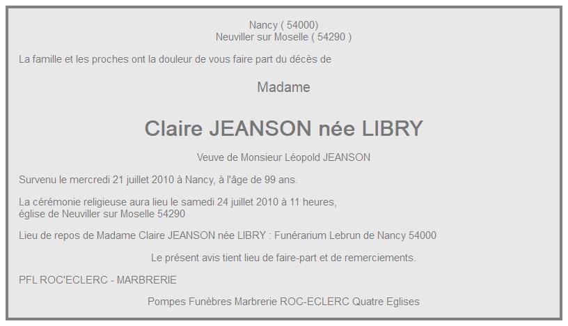 Image Annonce nécrologique