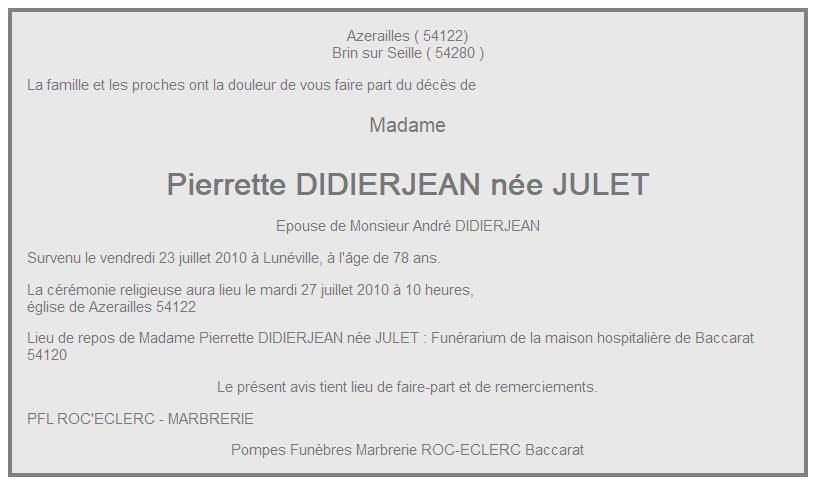 Image Annonce nécrologique