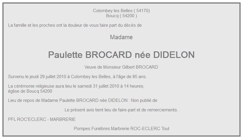 Image Annonce nécrologique