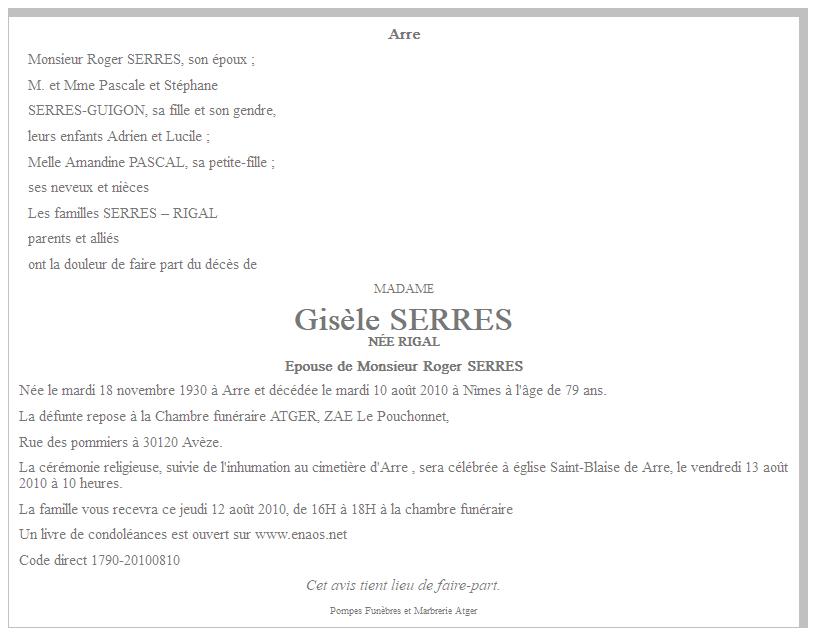 Image Annonce nécrologique