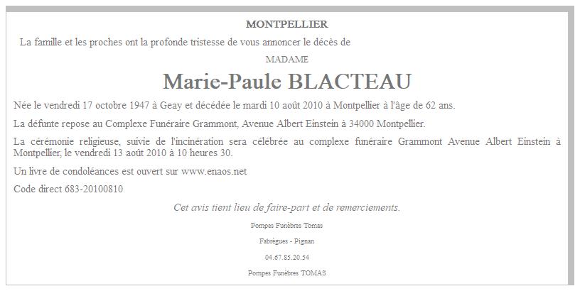 Image Annonce nécrologique