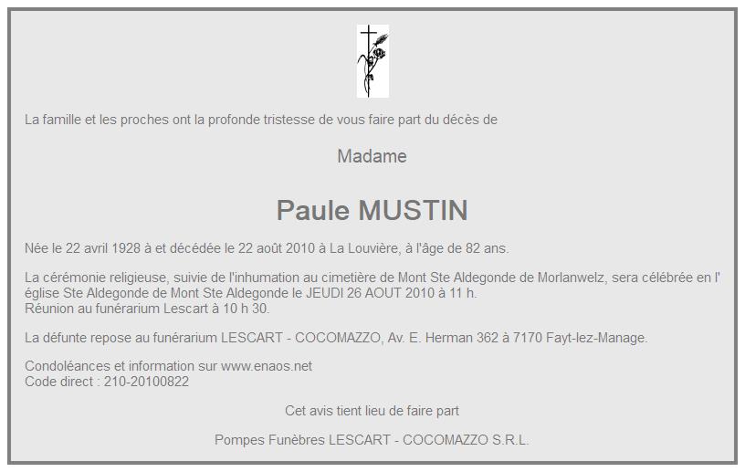 Image Annonce nécrologique