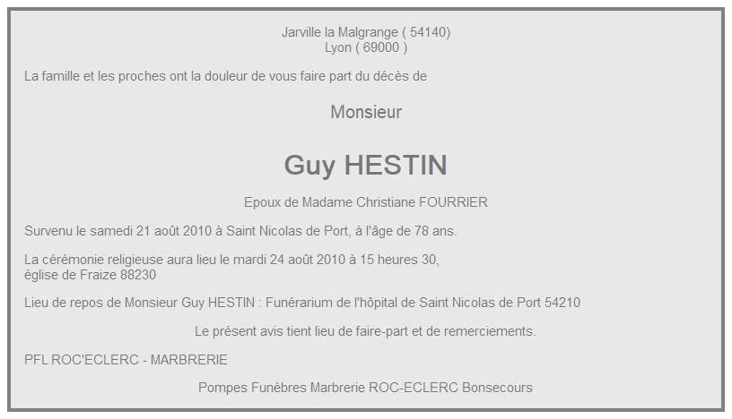 Image Annonce nécrologique