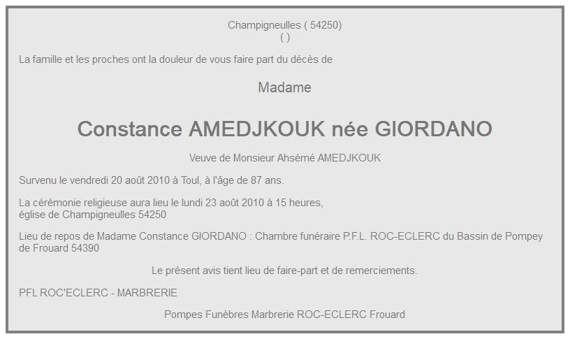 Image Annonce nécrologique