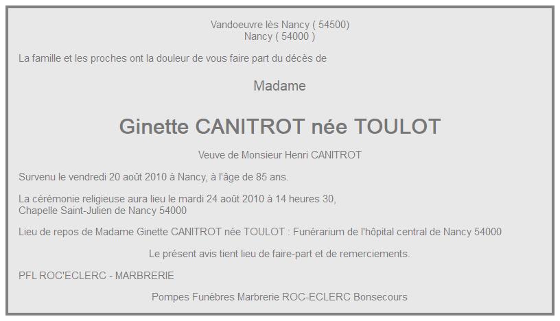 Image Annonce nécrologique