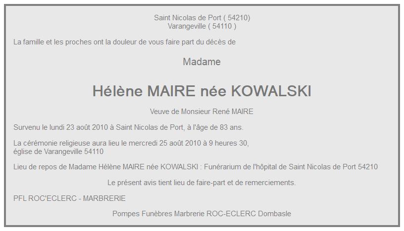 Image Annonce nécrologique