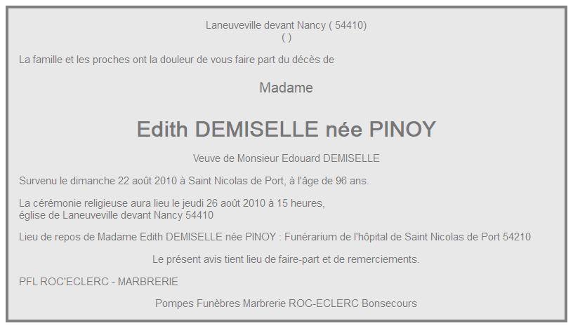 Image Annonce nécrologique