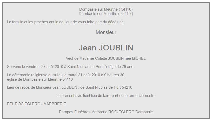 Image Annonce nécrologique