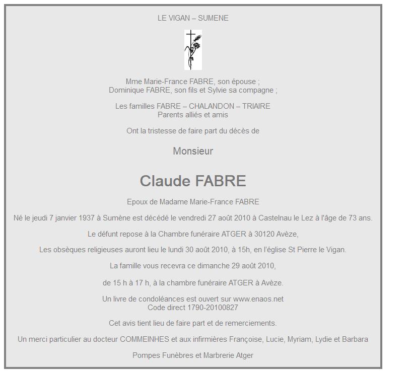 Image Annonce nécrologique