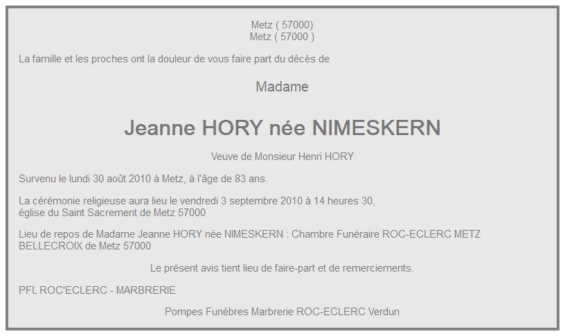 Image Annonce nécrologique