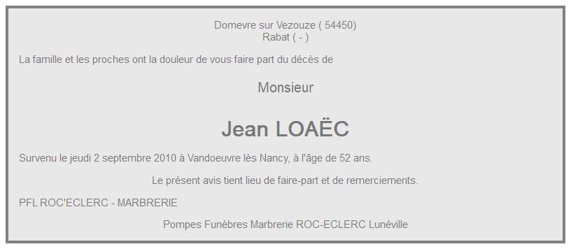 Image Annonce nécrologique