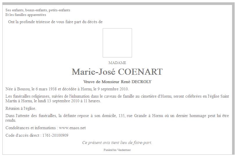 Image Annonce nécrologique