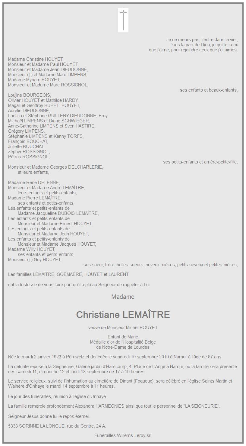 Image Annonce nécrologique