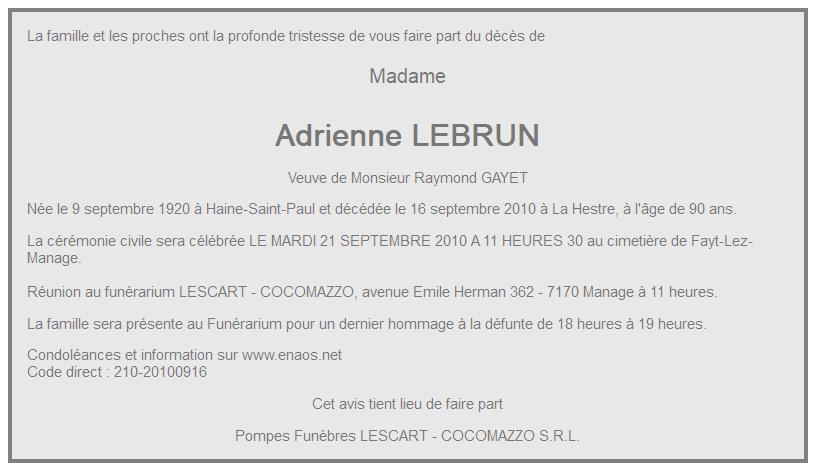 Image Annonce nécrologique