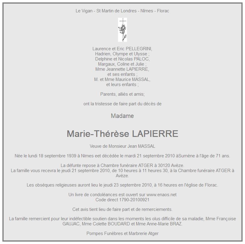 Image Annonce nécrologique
