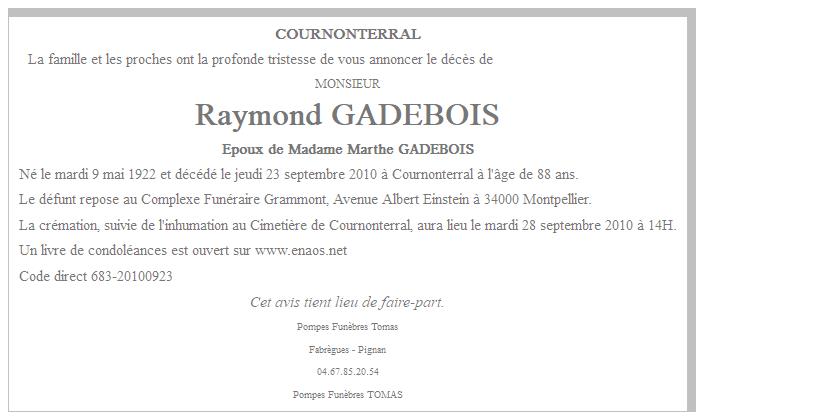 Image Annonce nécrologique