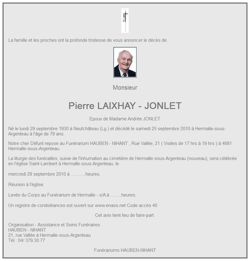 Image Annonce nécrologique