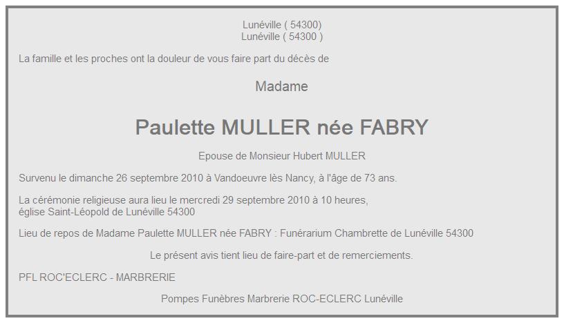 Image Annonce nécrologique