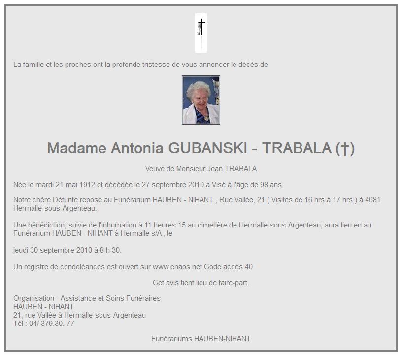 Image Annonce nécrologique