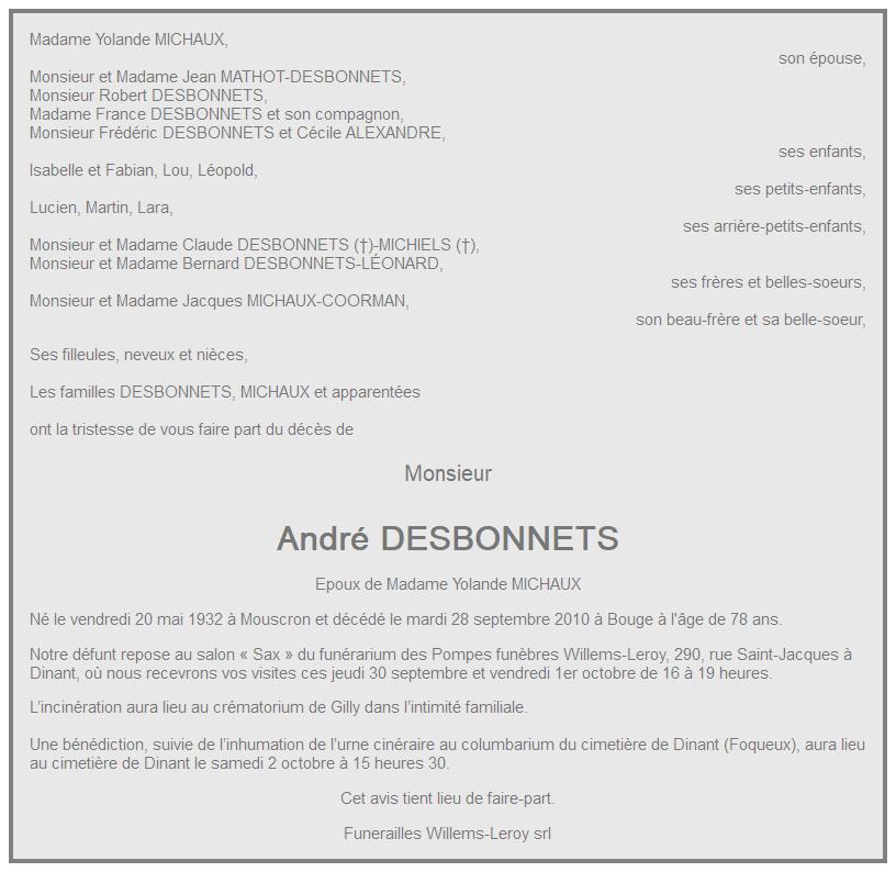 Image Annonce nécrologique