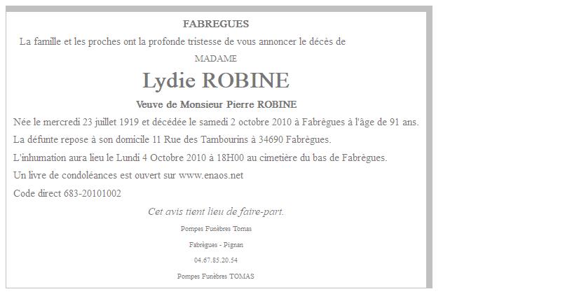 Image Annonce nécrologique