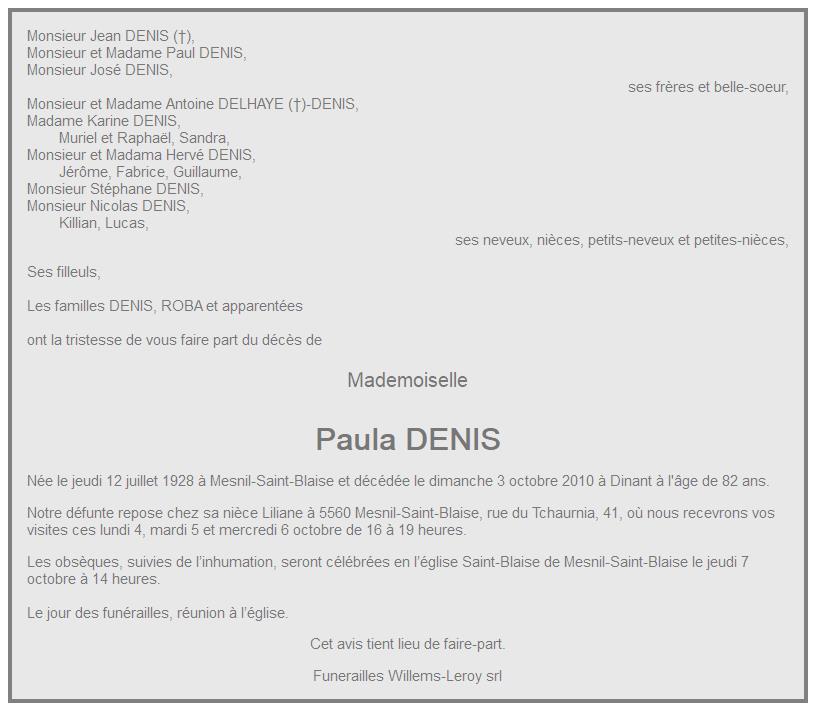 Image Annonce nécrologique