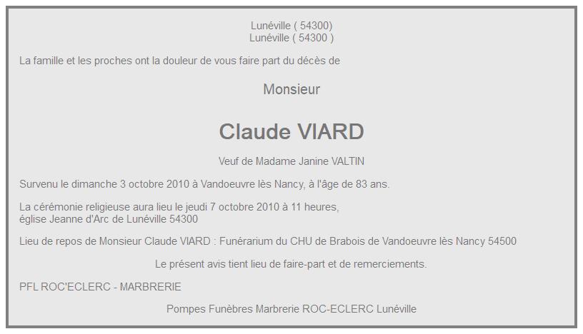 Image Annonce nécrologique