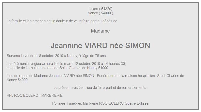 Image Annonce nécrologique