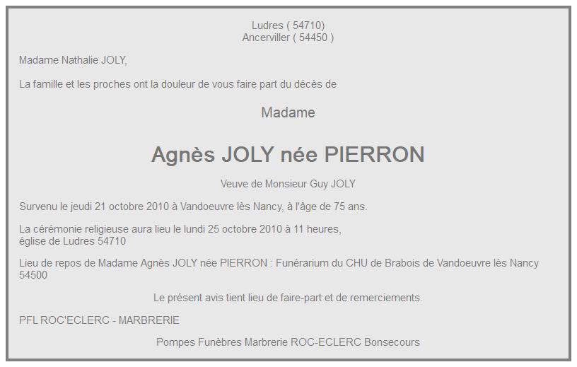 Image Annonce nécrologique