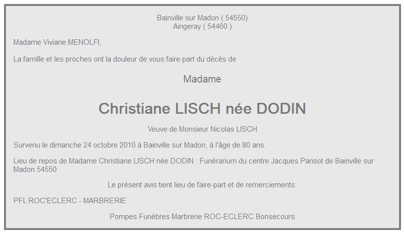 Image Annonce nécrologique