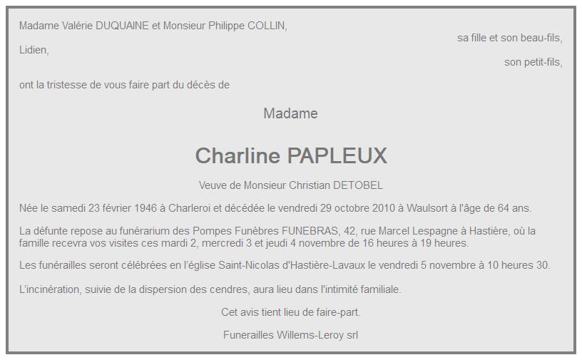 Image Annonce nécrologique