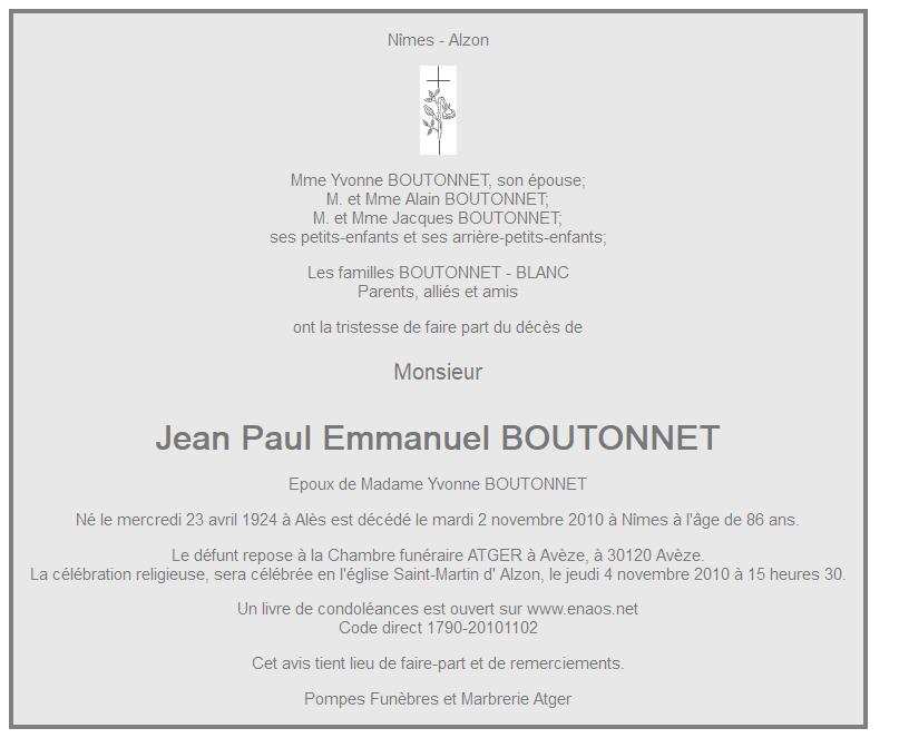 Image Annonce nécrologique