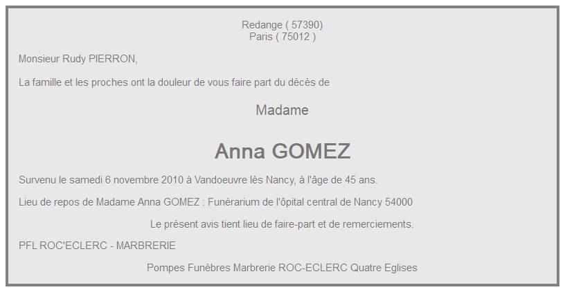 Image Annonce nécrologique