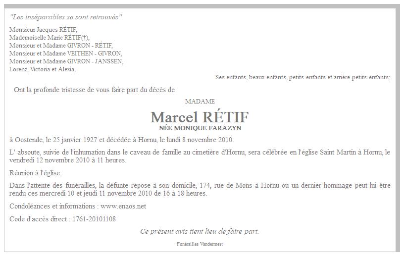 Image Annonce nécrologique