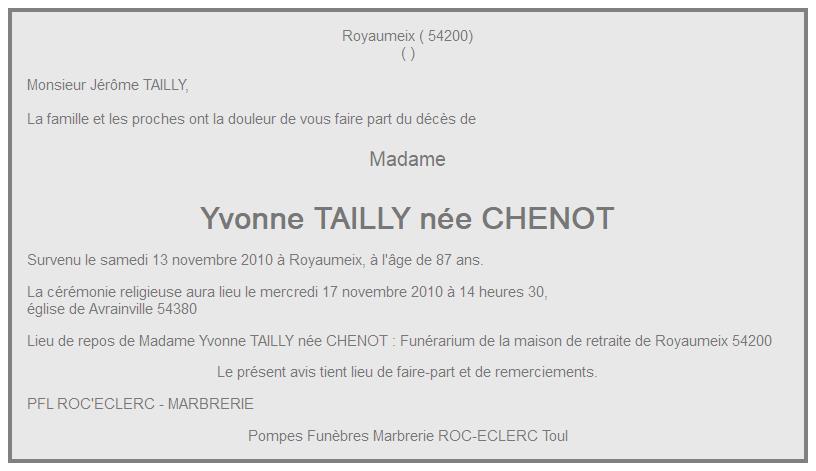 Image Annonce nécrologique