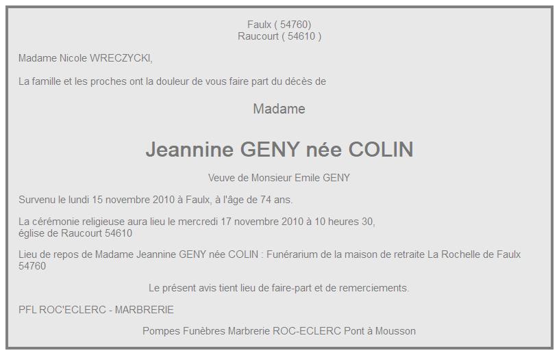 Image Annonce nécrologique