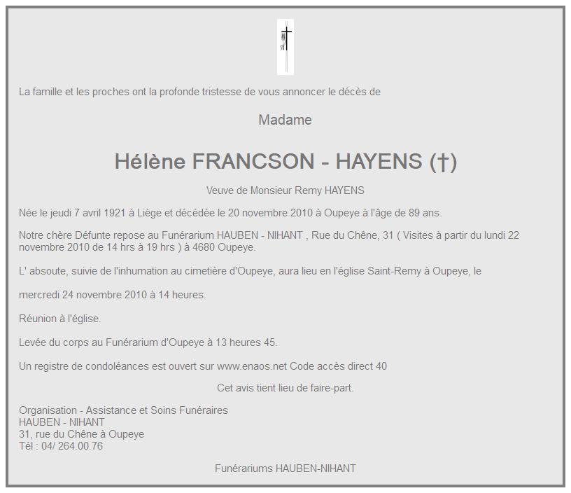 Image Annonce nécrologique