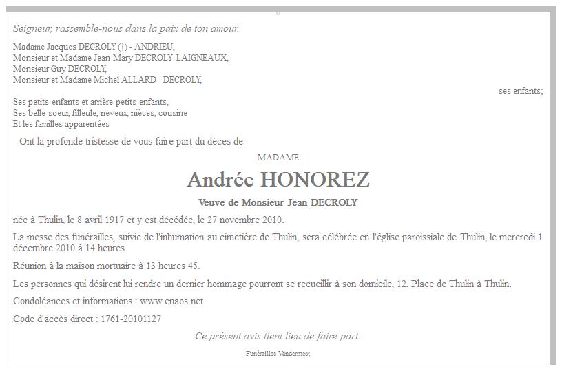 Image Annonce nécrologique