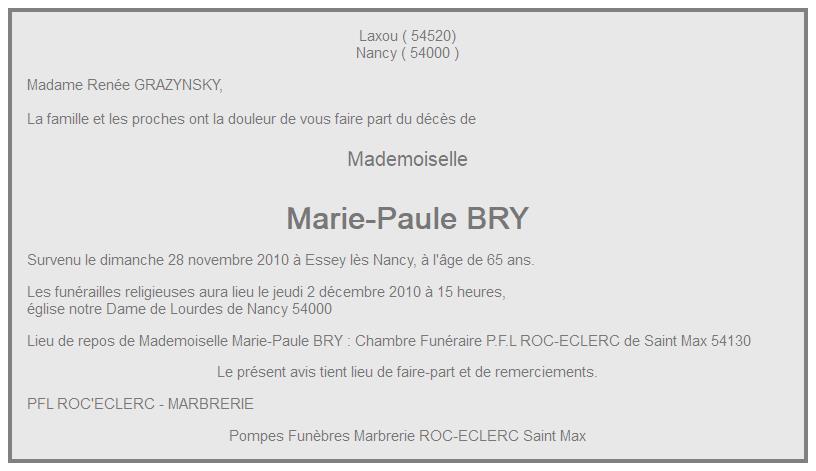 Image Annonce nécrologique