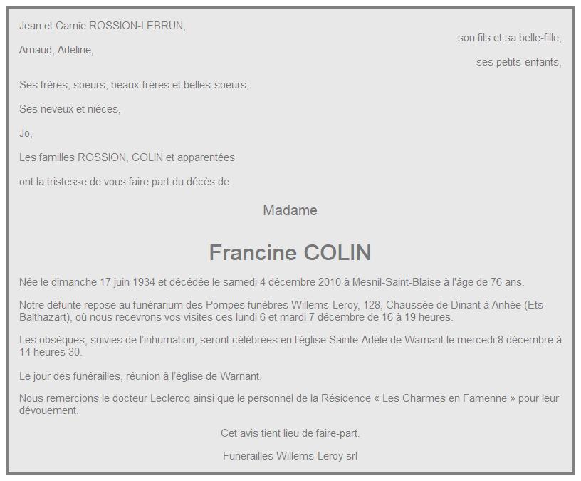 Image Annonce nécrologique