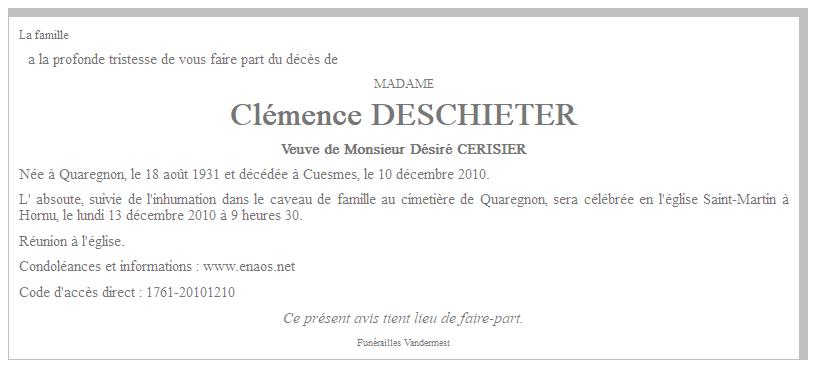 Image Annonce nécrologique